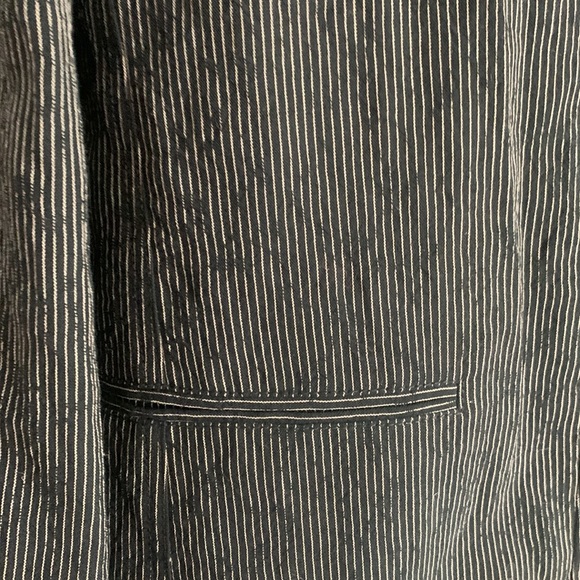 NWOT Ann D stripe embroidery chore jacket - Picture 5 of 11